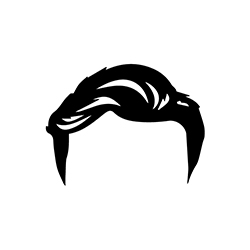 Logo cabello barberia alura